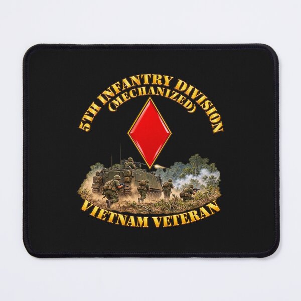 Item preview, Army - 5th Infantry Division - US Army - Vietnam Veteran - 3D - Transparent designed and sold by Military Insignia Products.