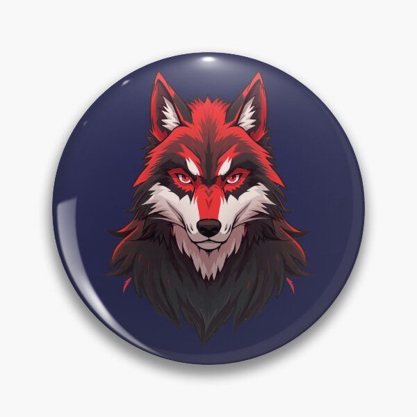 Item preview, Red Wolf Fierce Wildlife Art designed and sold by PunchDrop.
