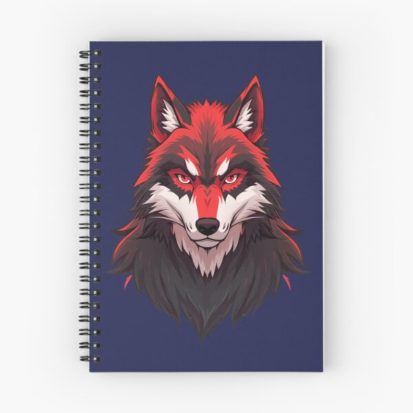 Item preview, Red Wolf Fierce Wildlife Art designed and sold by PunchDrop.
