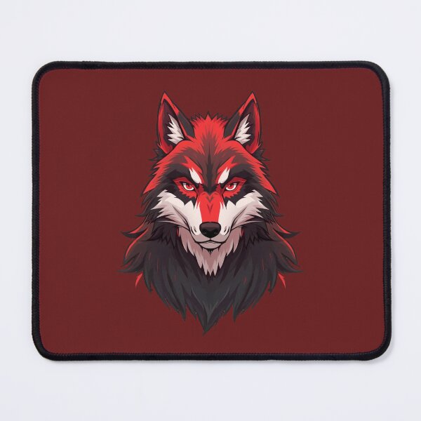 Item preview, Red Wolf Fierce Wildlife Art designed and sold by PunchDrop.