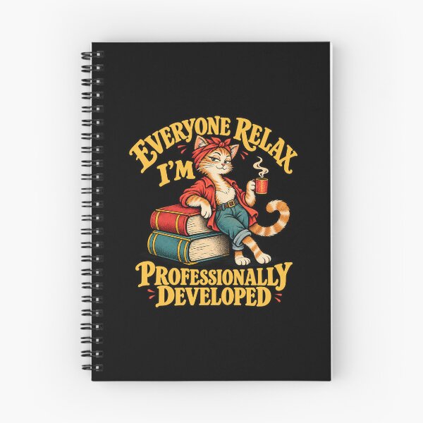 Item preview, Everyone Relax I’m Professionally Developed Funny Cat designed and sold by Kladhadredo.