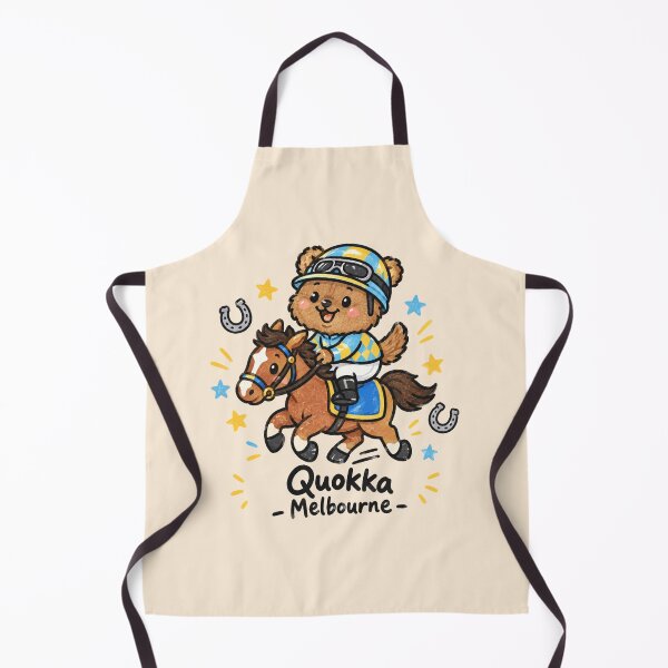 Item preview, Cute Quokka Jockey Horse Racing Kawaii Carnival Melbourne designed and sold by Yellowriversss.