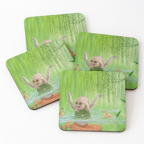 Item preview, Perfect Pair -mermaid with ducks designed and sold by EvaCreature.
