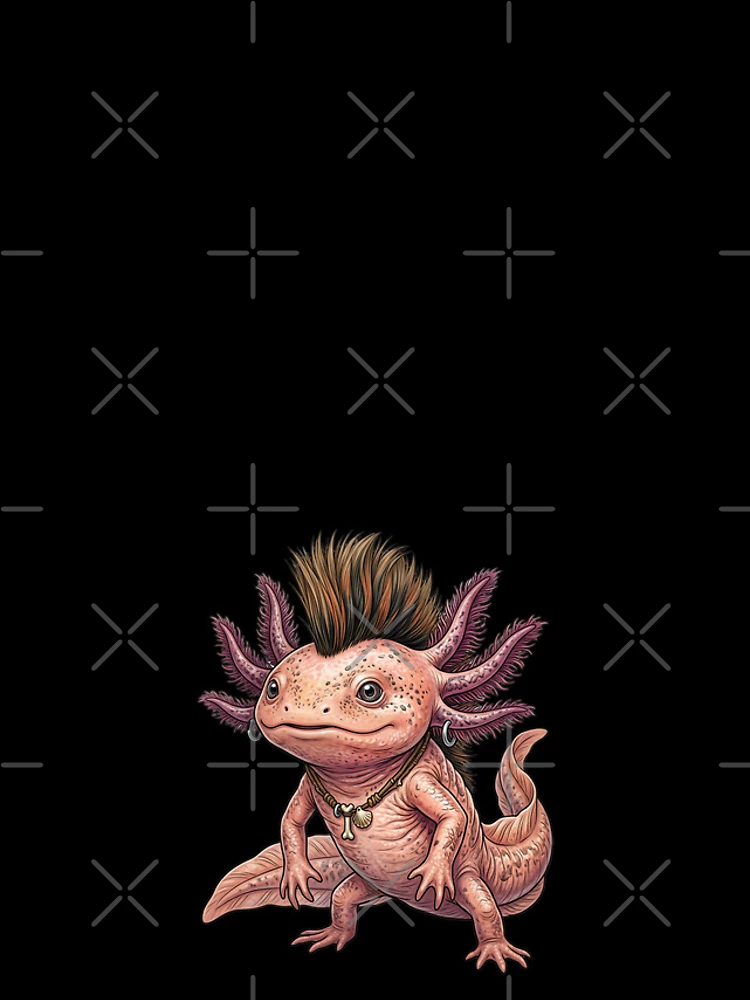 Thumbnail 4 of 4, iPhone Case, Axolotl Punk designed and sold by ReneMM.