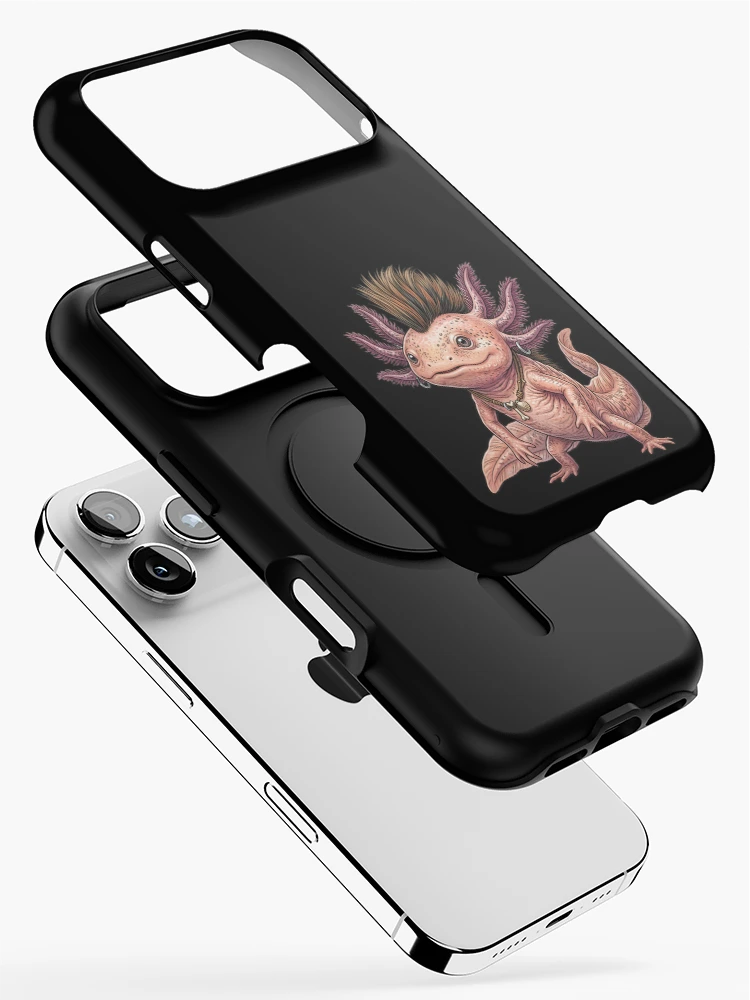 Thumbnail 2 of 4, iPhone Case, Axolotl Punk designed and sold by ReneMM.