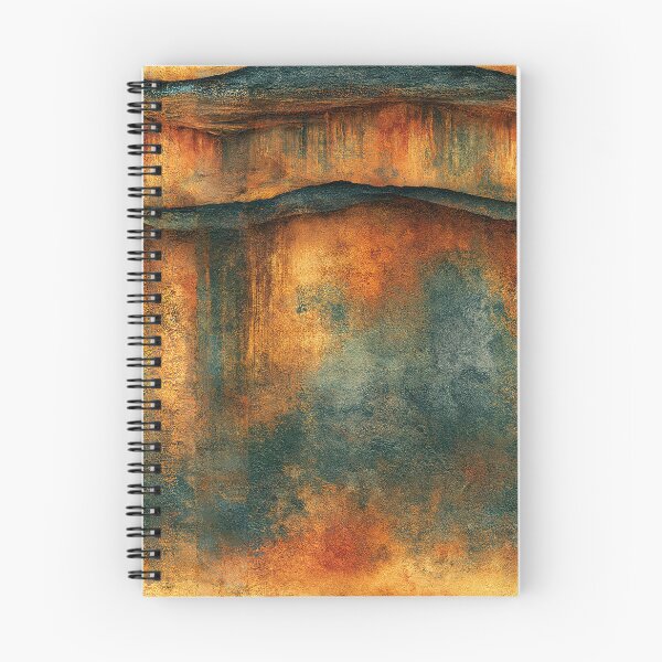 Item preview, Oxidized Teal Patina with Fiery Rust Bands designed and sold by Piotrek0001.
