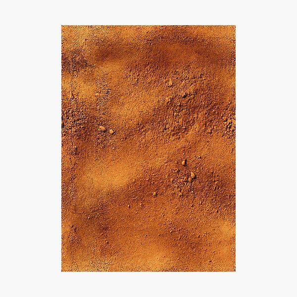 Item preview, Terracotta Desert Sand Fine Grain Surface Art designed and sold by Piotrek0001.