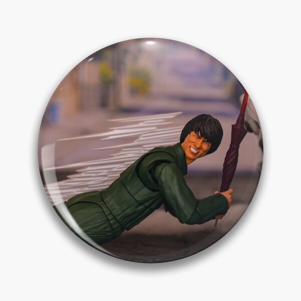 Item preview, Inspector Chan is holding on while getting drag by a car version 2 designed and sold by Johnnyphotographyactshop.
