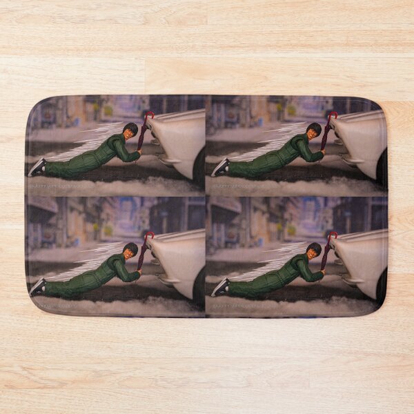 Item preview, Inspector Chan is holding on while getting drag by a car version 2 designed and sold by Johnnyphotographyactshop.