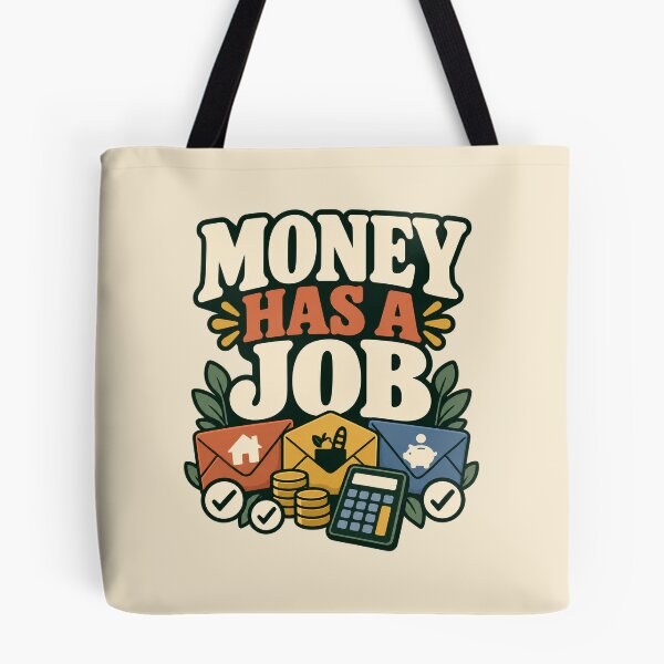 Item preview, Money Has a Job Budgeting Notebook designed and sold by astersgraphics.