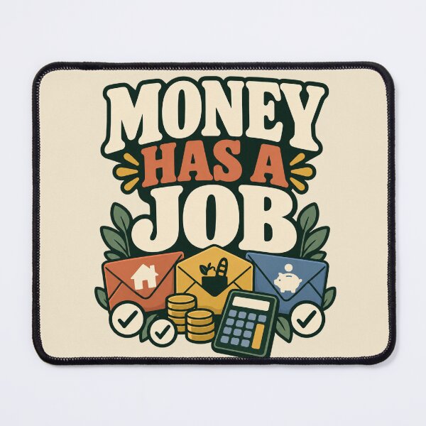 Item preview, Money Has a Job Budgeting Notebook designed and sold by astersgraphics.