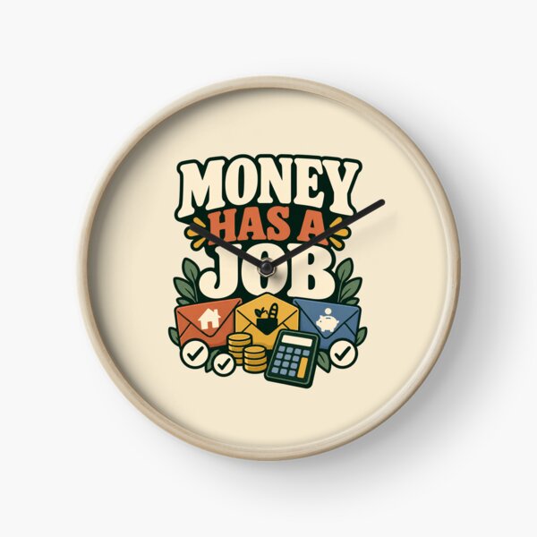 Item preview, Money Has a Job Budgeting Notebook designed and sold by astersgraphics.