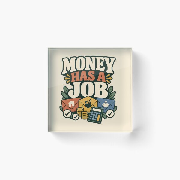 Item preview, Money Has a Job Budgeting Notebook designed and sold by astersgraphics.