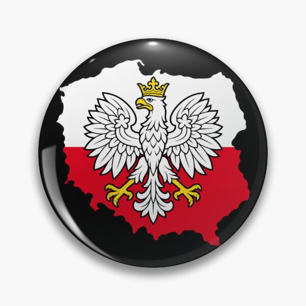 Item preview, Map of Poland with a white eagle designed and sold by JOANNASKAH.
