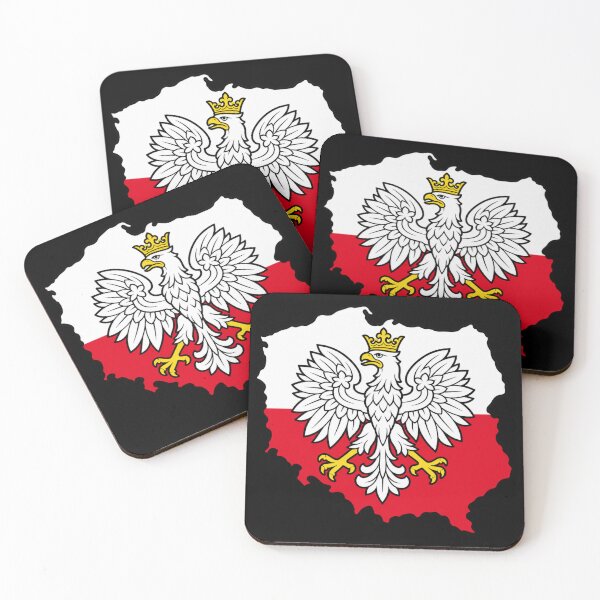 Item preview, Map of Poland with a white eagle designed and sold by JOANNASKAH.