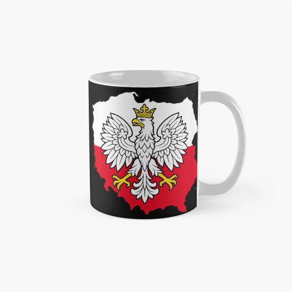 Item preview, Map of Poland with a white eagle designed and sold by JOANNASKAH.