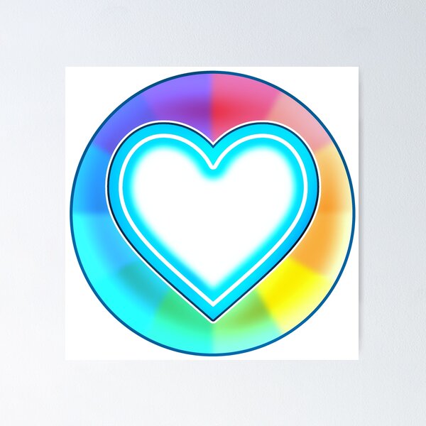 Item preview, Chromatic Heart designed and sold by BadAppleGraphic.