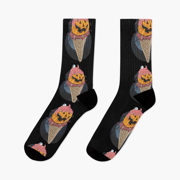 Item preview, Halloween Ice Cream Cone - Pumpkin, Worms, Eyeball designed and sold by Jackson-Will.