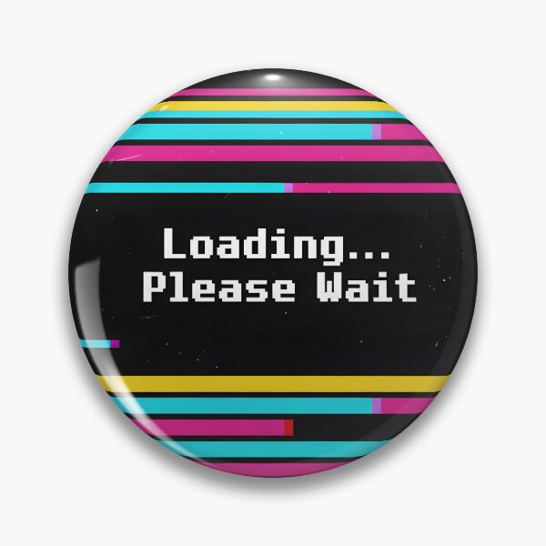 Item preview, Retro Loading Screen on Vintage Television designed and sold by homydesign.