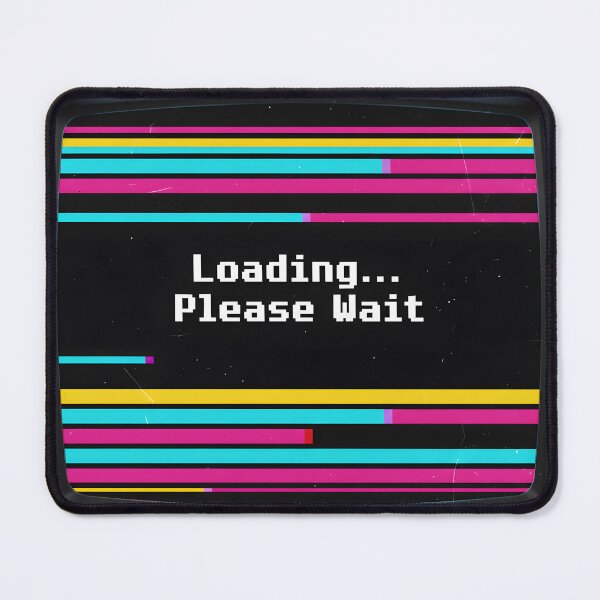 Item preview, Retro Loading Screen on Vintage Television designed and sold by homydesign.