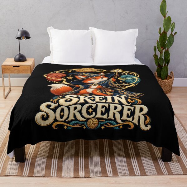 Item preview, Skein Sorcerer Fox Crochet Wizard designed and sold by Text2tee.