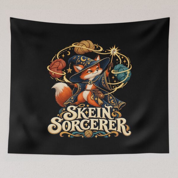 Item preview, Skein Sorcerer Fox Crochet Wizard designed and sold by Text2tee.