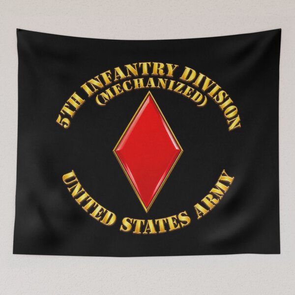 Item preview, Army - 5th Infantry Division - US Army - 3D - Transparent designed and sold by Military Insignia Products.
