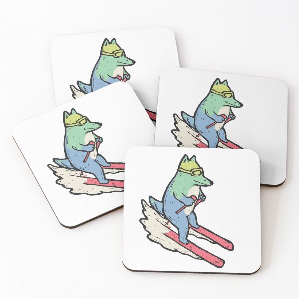 Item preview, Esquiando Wolf Carking en un Giro designed and sold by BysonDesigns.