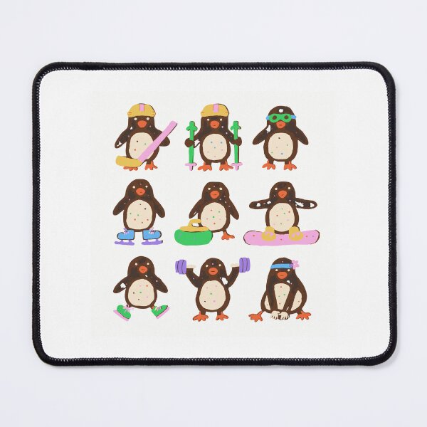 Item preview, Sporty Penguin Sticker Pack - Nine Penguins Doing Sports designed and sold by BysonDesigns.
