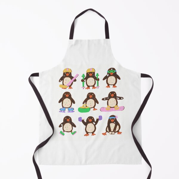 Item preview, Sporty Penguin Sticker Pack - Nine Penguins Doing Sports designed and sold by BysonDesigns.