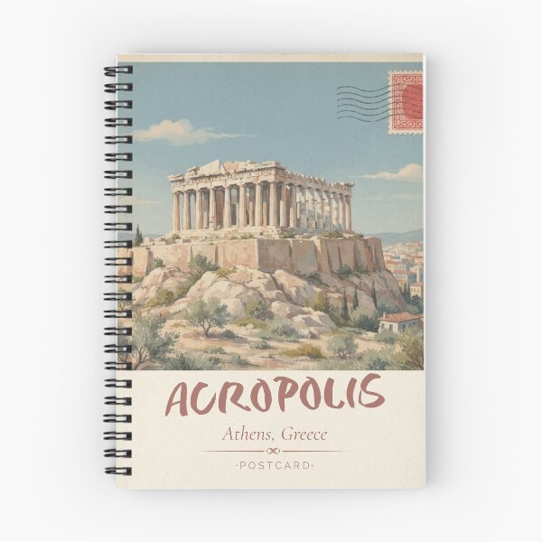 Item preview, Acropolis Vintage Travel Poster – Athens Greece designed and sold by DesignMaxa.