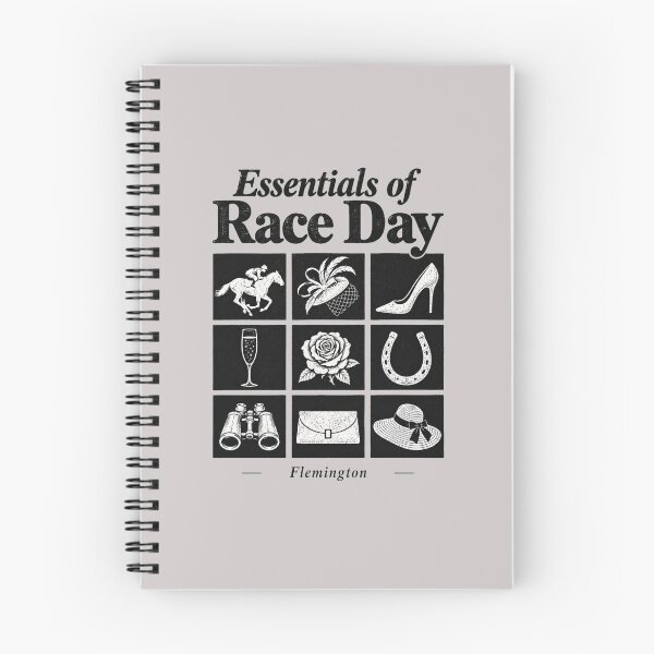 Item preview, Essentials Race Day Flemington Icons Grid Vintage Style designed and sold by Yellowriversss.