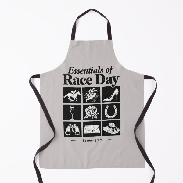 Item preview, Essentials Race Day Flemington Icons Grid Vintage Style designed and sold by Yellowriversss.