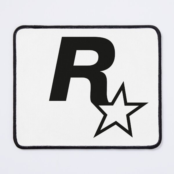 Item preview, Rockstar Games GTA 6 Classic Logo Black (Transparent Background / No Fill) designed and sold by BubblePopRed.