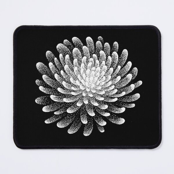 Artikelvorschau, Monochrome Dotwork Bloom entworfen und verkauft von folskullyz.