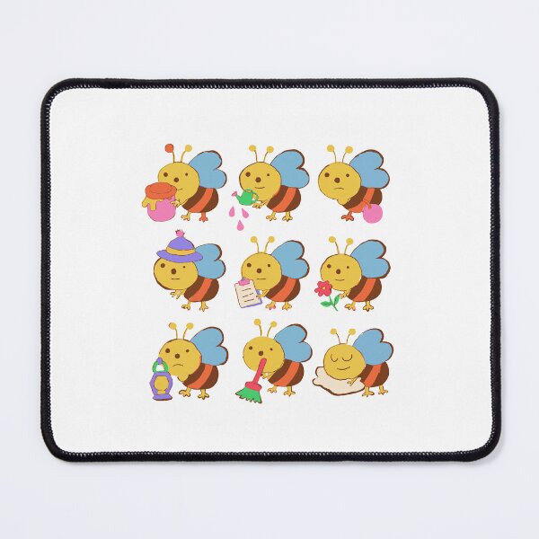 Item preview, Busy Bee Sticker Pack - Nine Bees With Jobs designed and sold by BysonDesigns.