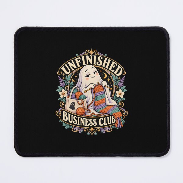 Item preview, Unfinished Business Club Ghost Knitting designed and sold by Text2tee.