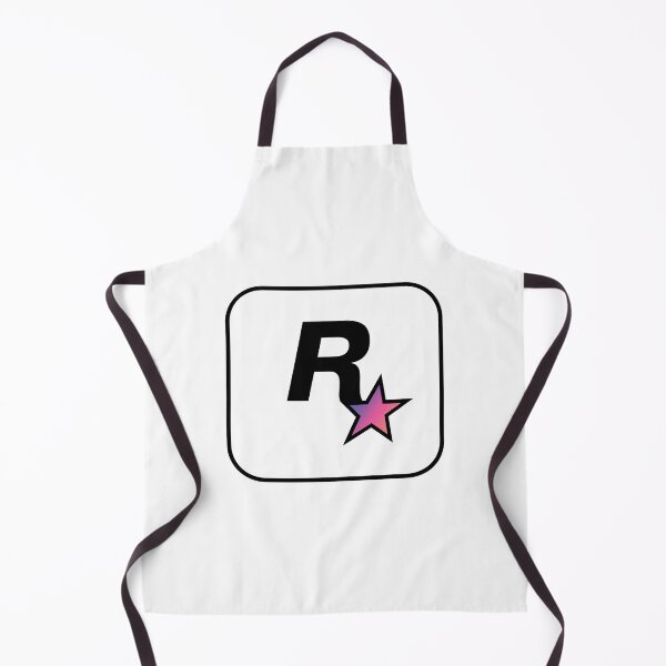 Item preview, Rockstar Games GTA 6 Classic Logo Black Sunset Star (Transparent Background / No Fill) designed and sold by BubblePopRed.