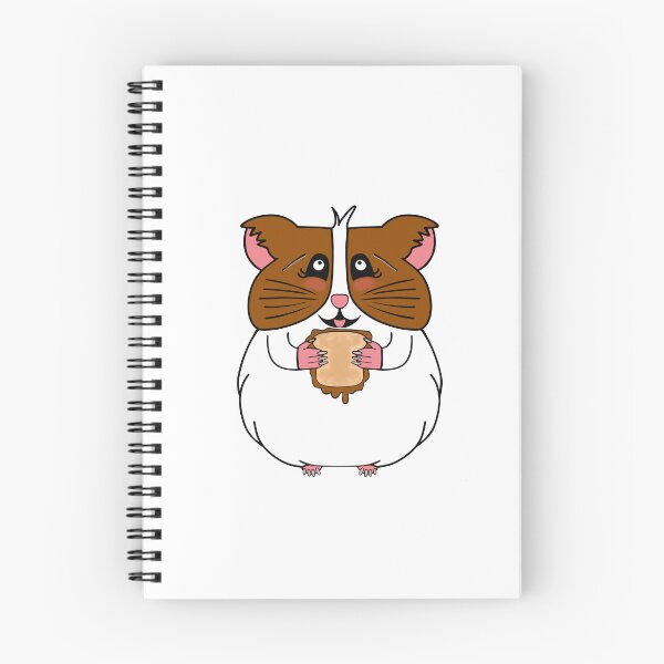 Item preview, Cute Hamster Eating Peanut Butter Sandwich designed and sold by Sartoris Art.