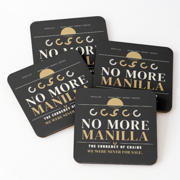 Item preview, No More Manilla Slave Trade History Black Pride designed and sold by T-J-WHATEVER.