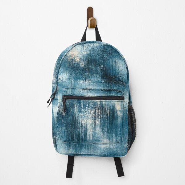 Item preview, Glacial Blue Brushed Vertical Ice Texture Art designed and sold by Piotrek0001.