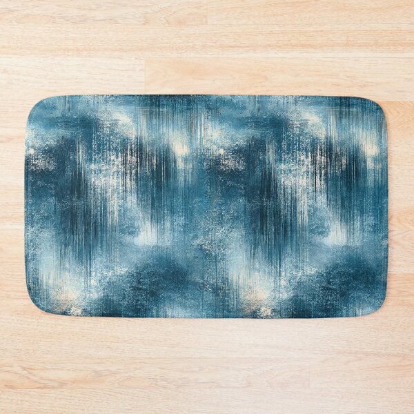 Item preview, Glacial Blue Brushed Vertical Ice Texture Art designed and sold by Piotrek0001.