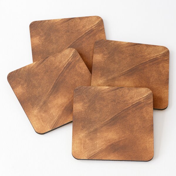 Item preview, Cinnamon Brown Diagonal Brushed Plaster Art designed and sold by Piotrek0001.