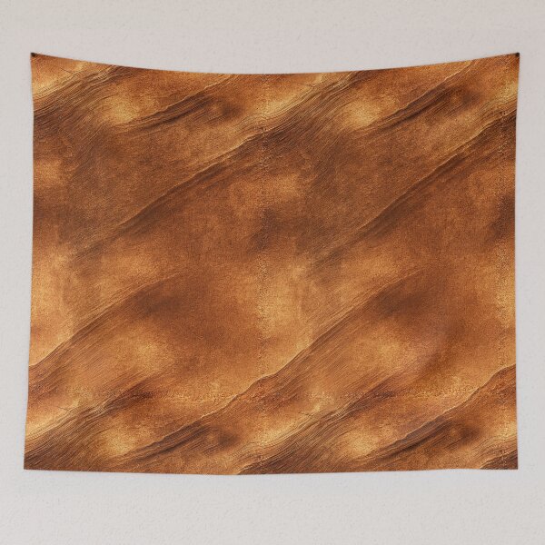Item preview, Cinnamon Brown Diagonal Brushed Plaster Art designed and sold by Piotrek0001.