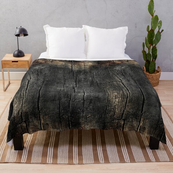 Item preview, Charred Black Wood Bark Vertical Grain Texture designed and sold by Piotrek0001.