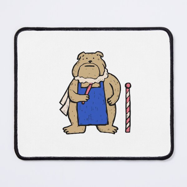 Item preview, Barbershop Bulldog with a Straight Razor designed and sold by BysonDesigns.
