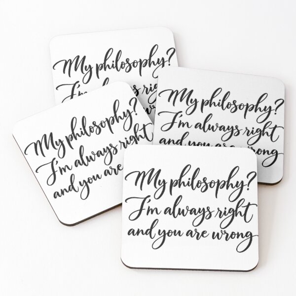 Item preview, Correction: I’m Right designed and sold by Quote Gallery.