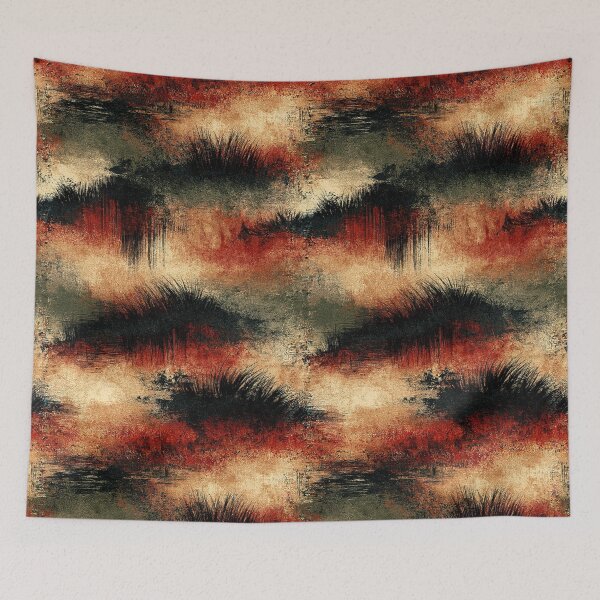 Item preview, Distressed Military Camouflage Brushstroke Art designed and sold by Piotrek0001.