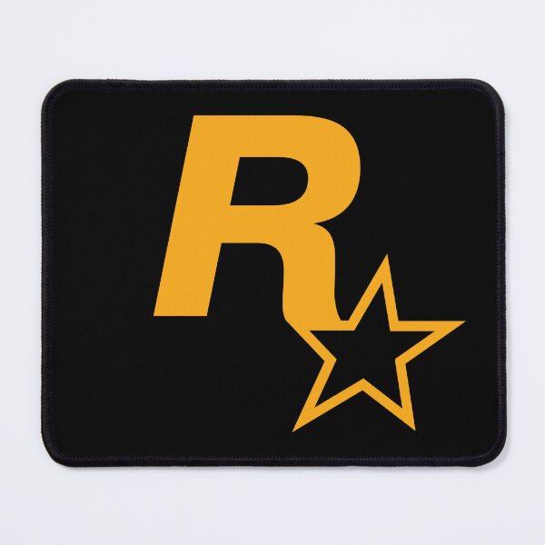 Item preview, Rockstar Games GTA 6 Classic Logo Gold (Transparent Background / No Fill) designed and sold by BubblePopRed.
