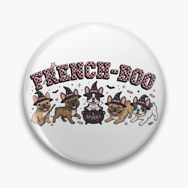 Item preview, Funny Halloween French Bulldog FRENCH-BOO Witches Spooky Cooking Pot designed and sold by elisarasada.